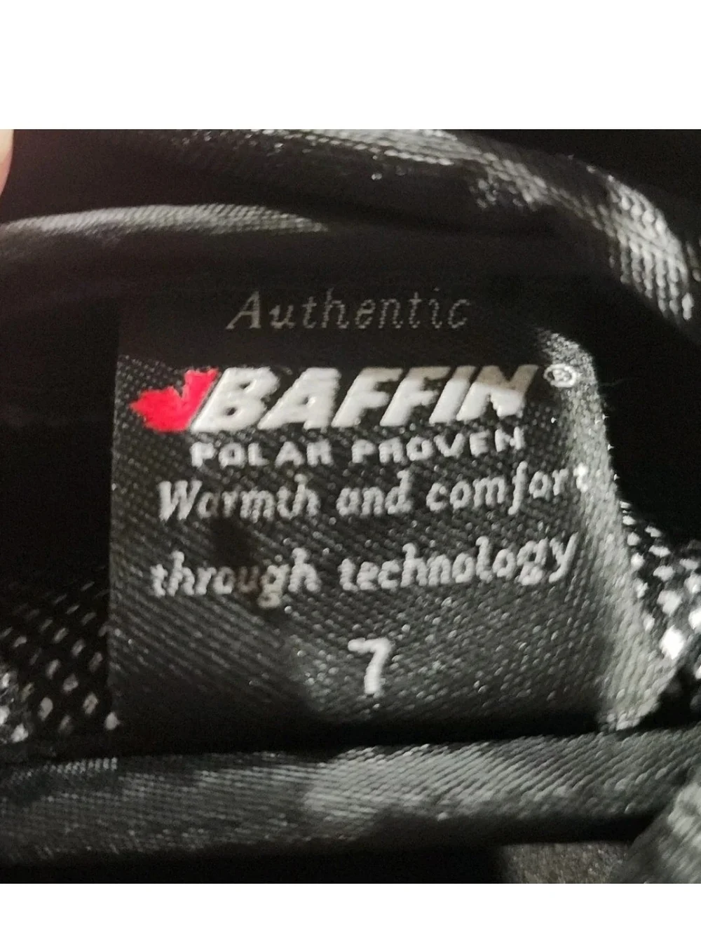 Baffin Impact Womens Boots Size 7 Arctic Snow Ice Fishing -148°F Black 4010-0048